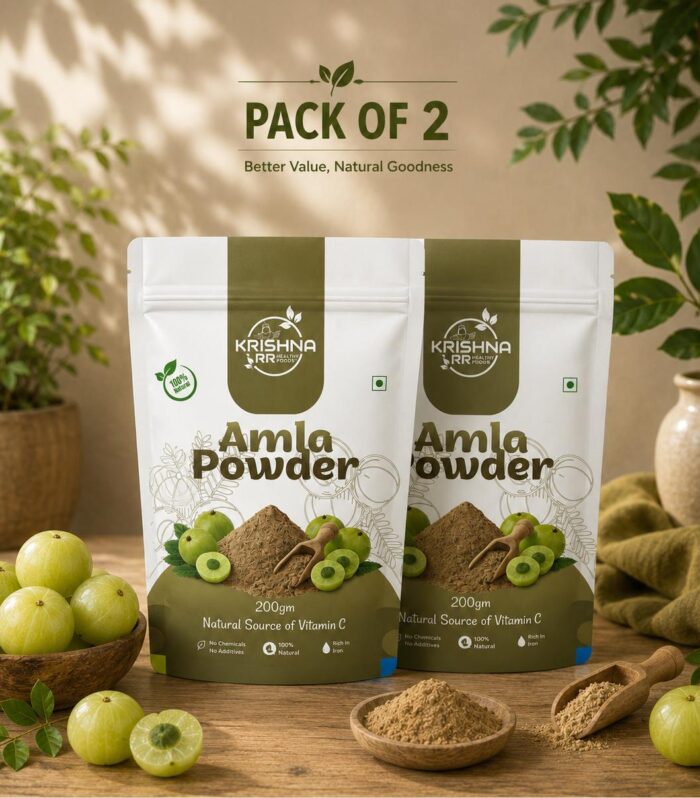 Organic Amla Powder 400g Pack of 2